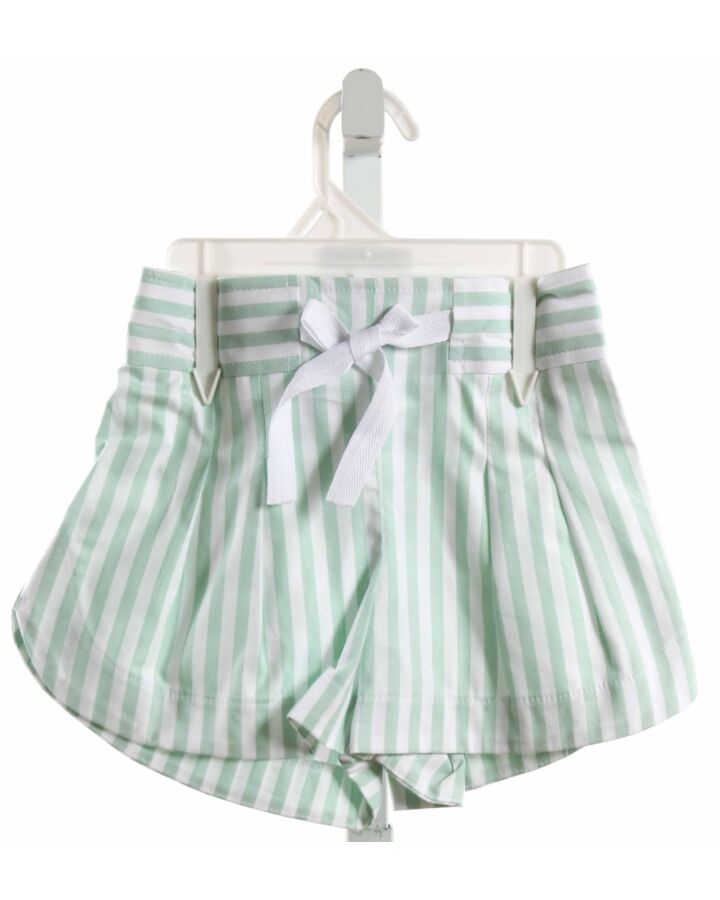 BELLA BLISS  MINT  STRIPED  SHORTS