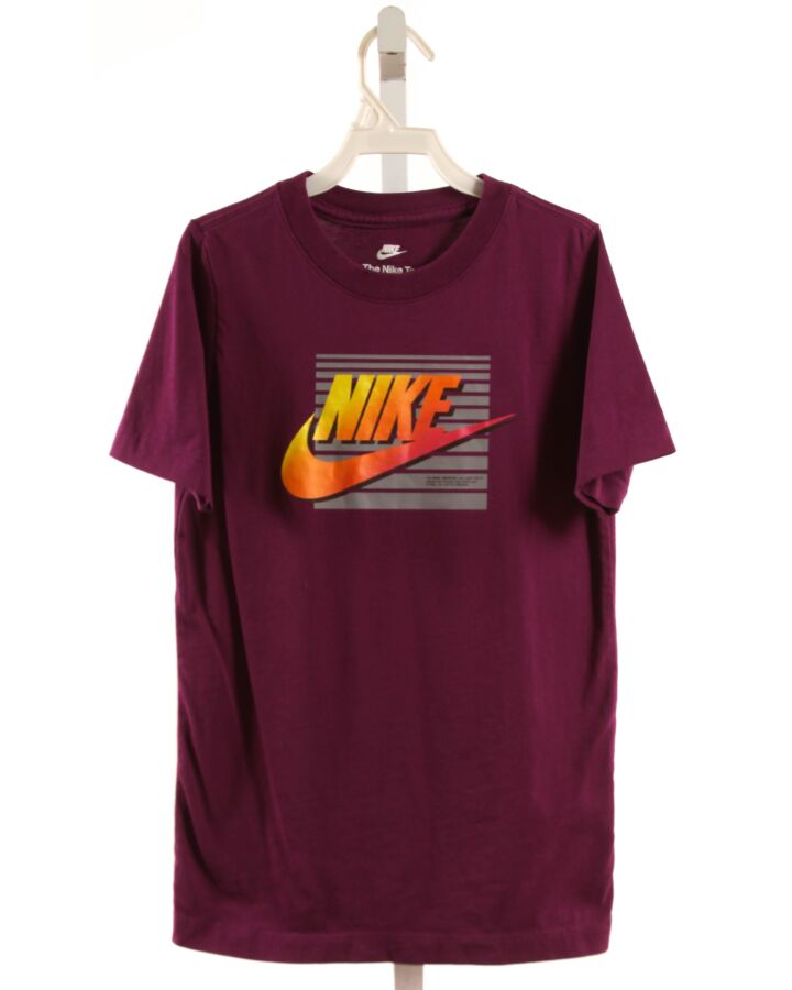 NIKE  PURPLE  PRINT  T-SHIRT