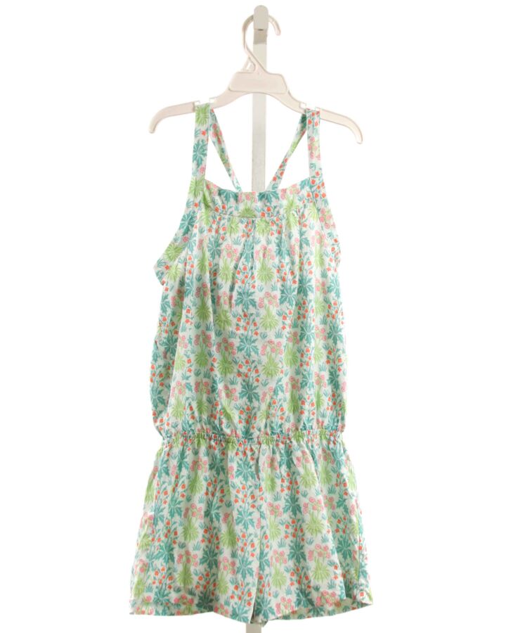 BELLA BLISS  GREEN  FLORAL  ROMPER