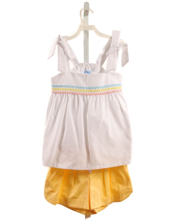 BELLA BLISS  WHITE PIQUE   2-PIECE OUTFIT
