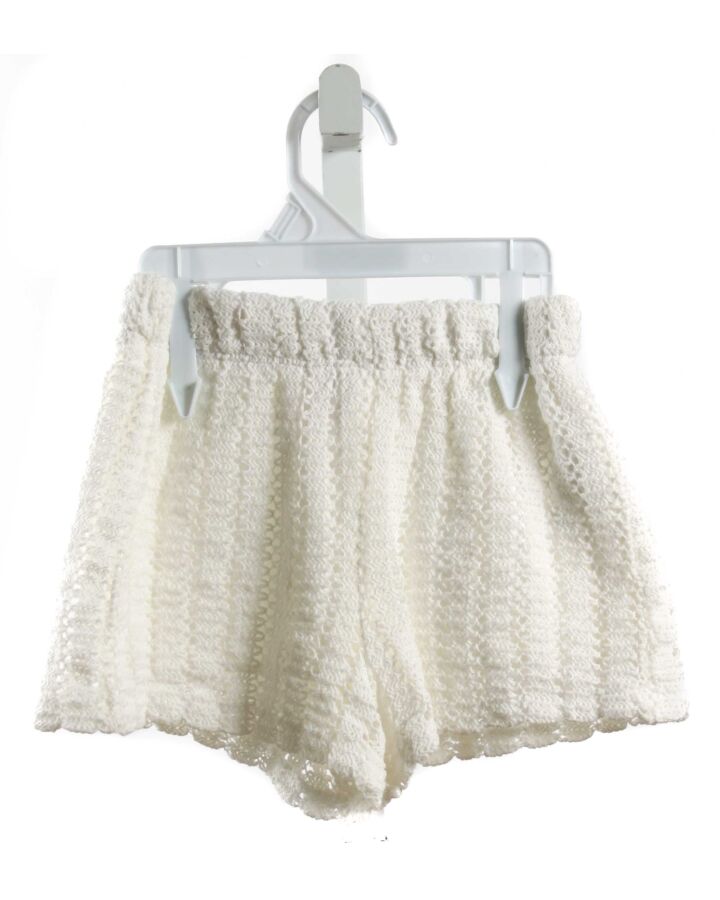 ZARA  WHITE KNIT   SHORTS