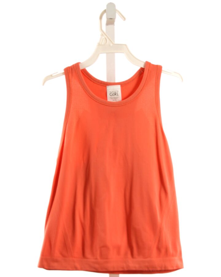 ATHLETA GIRL  ORANGE    KNIT TANK