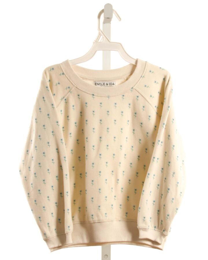 EMILE & IDA  IVORY  FLORAL  PULLOVER