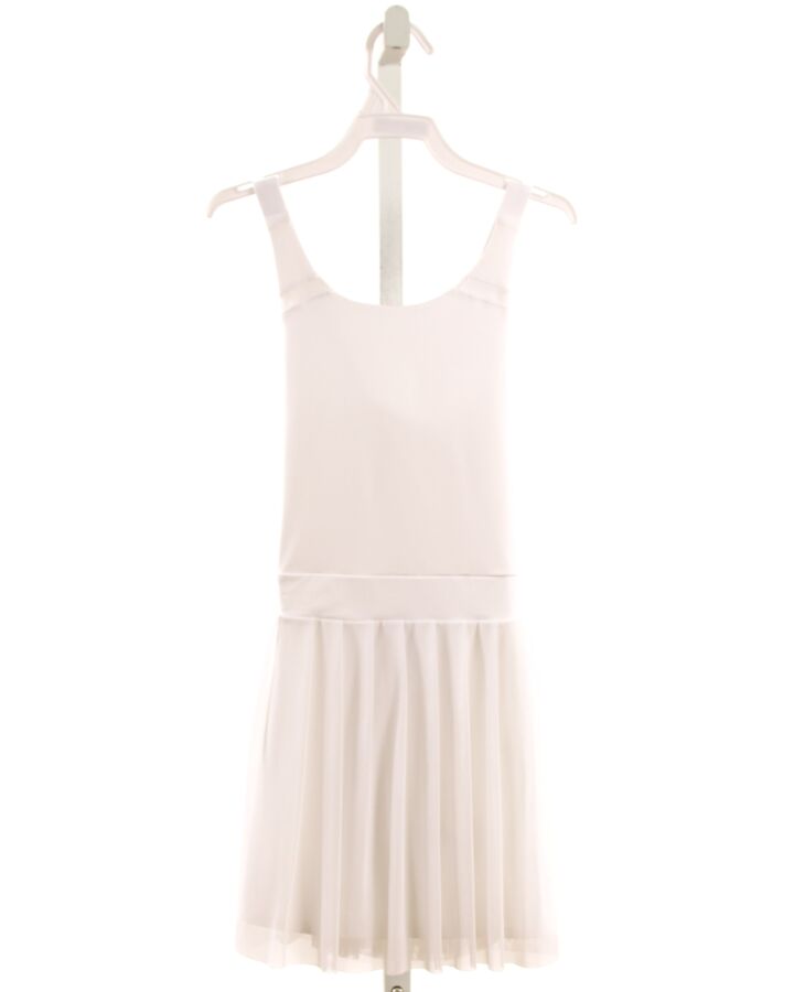 LUCKY IN LOVE  WHITE TULLE   KNIT DRESS