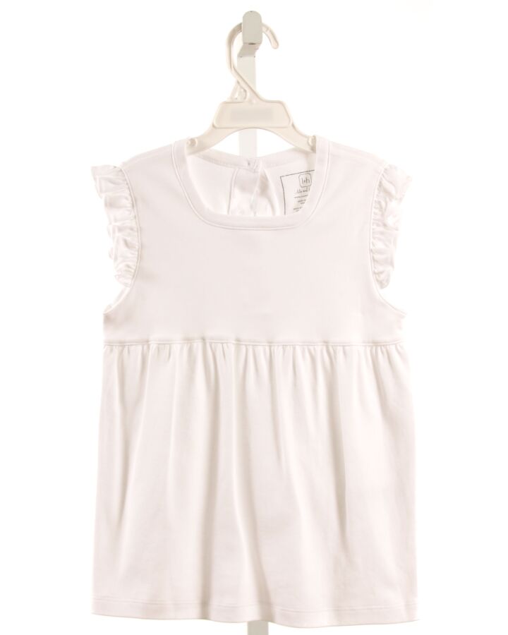 LILA + HAYES  WHITE    SLEEVELESS SHIRT