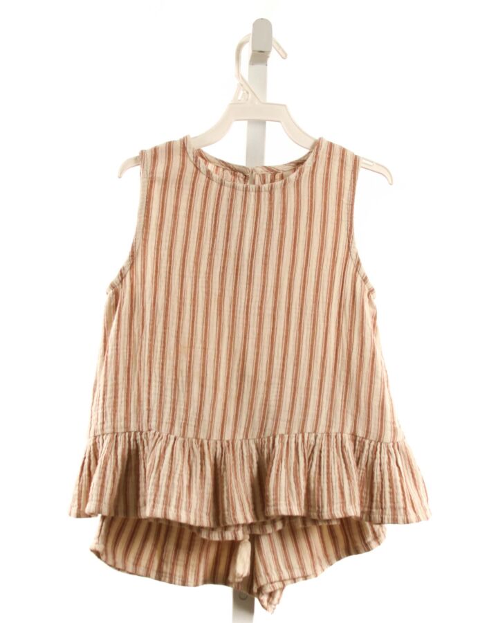 RYLEE & CRU  BROWN  STRIPED  2-PIECE OUTFIT