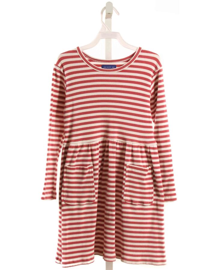 MAISON ME  PURPLE  STRIPED  KNIT DRESS