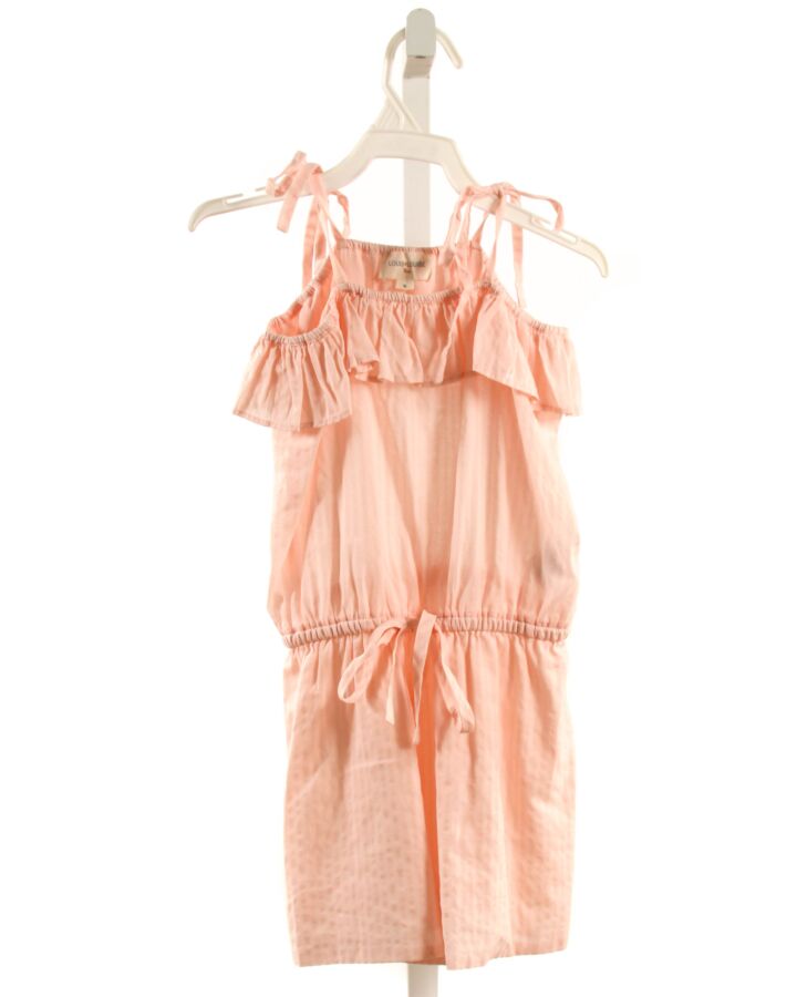 LOUIS LOUISE  LT PINK    ROMPER WITH RUFFLE
