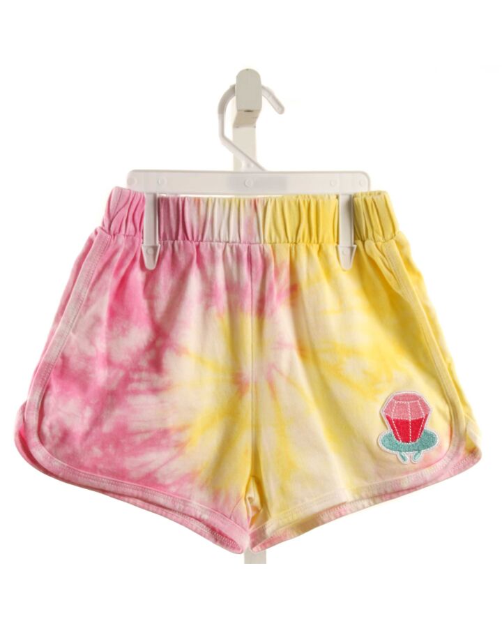 LOLA + THE BOYS  MULTI-COLOR   APPLIQUED SHORTS