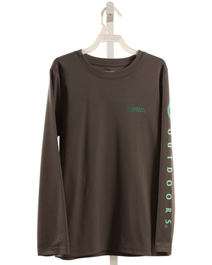 MAGELLAN  GRAY    KNIT LS SHIRT