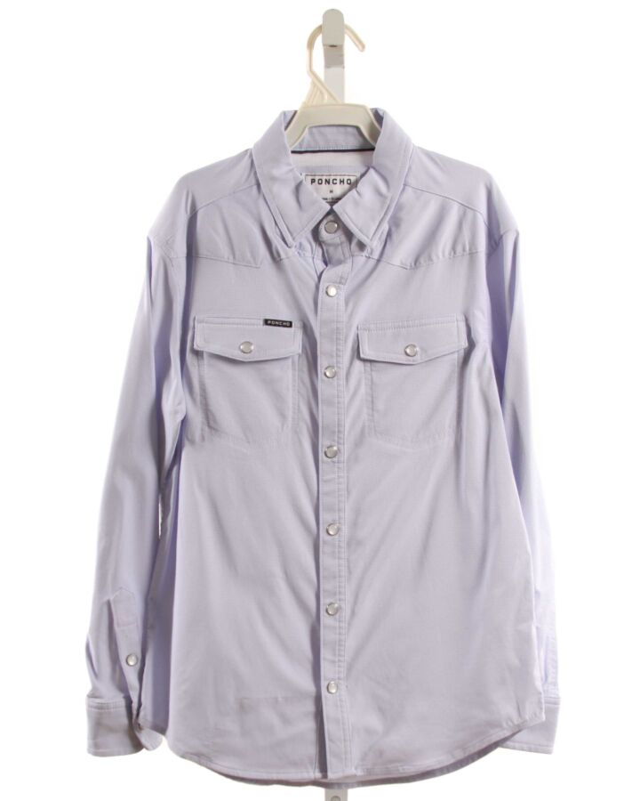 PONCHO  LT BLUE    DRESS SHIRT