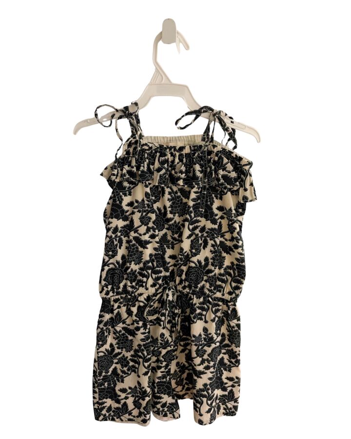 LOUIS LOUISE  BLACK  FLORAL  ROMPER
