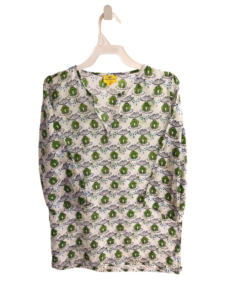 ROBERTA ROLLER RABBIT  GREEN    COVER UP