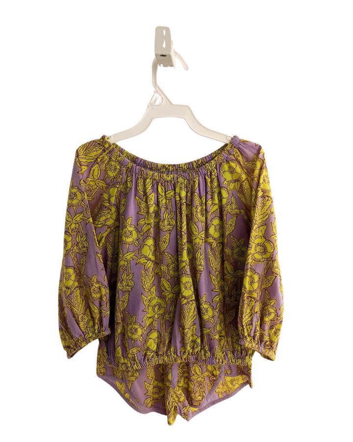 PINK CHICKEN  PURPLE  FLORAL  2-PIECE OUTFIT