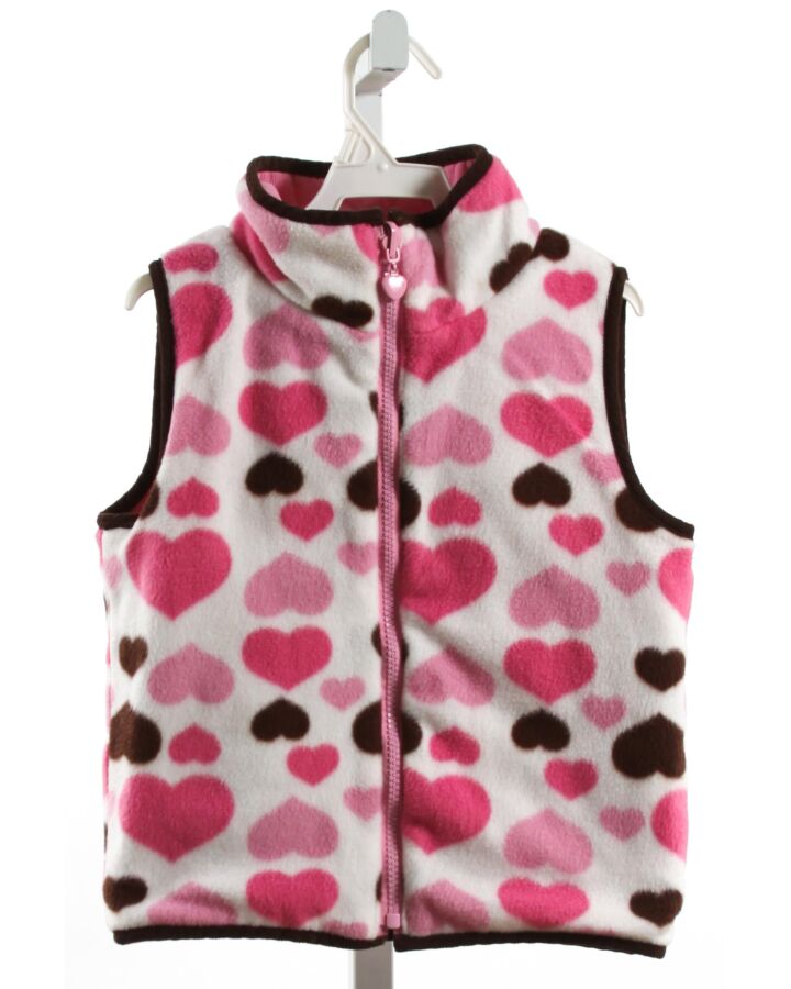 NO TAG  PINK FLEECE   VEST