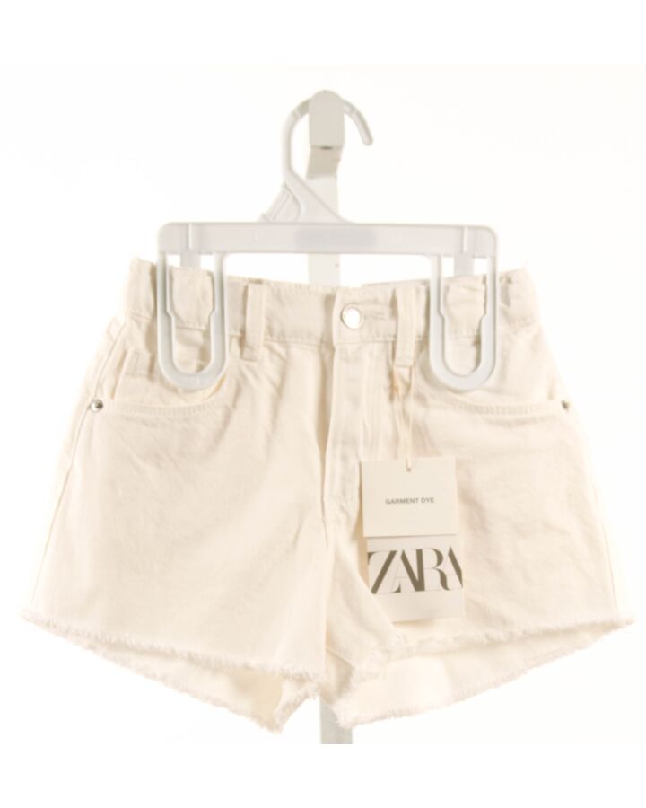 ZARA  WHITE DENIM   SHORTS