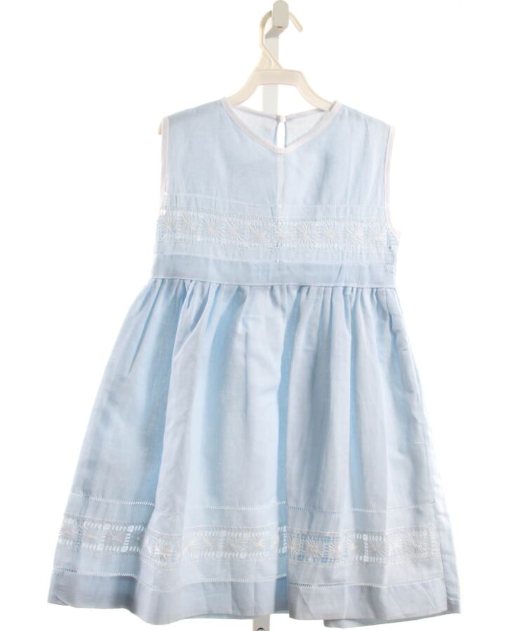 NO TAG  LT BLUE LINEN   DRESS