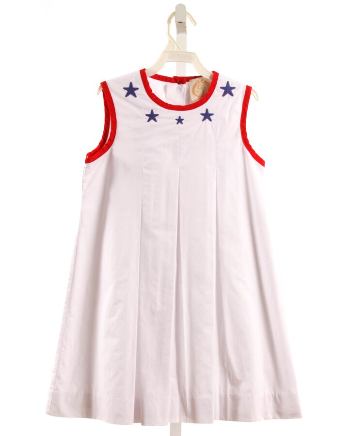 THE BEAUFORT BONNET COMPANY  WHITE   APPLIQUED DRESS