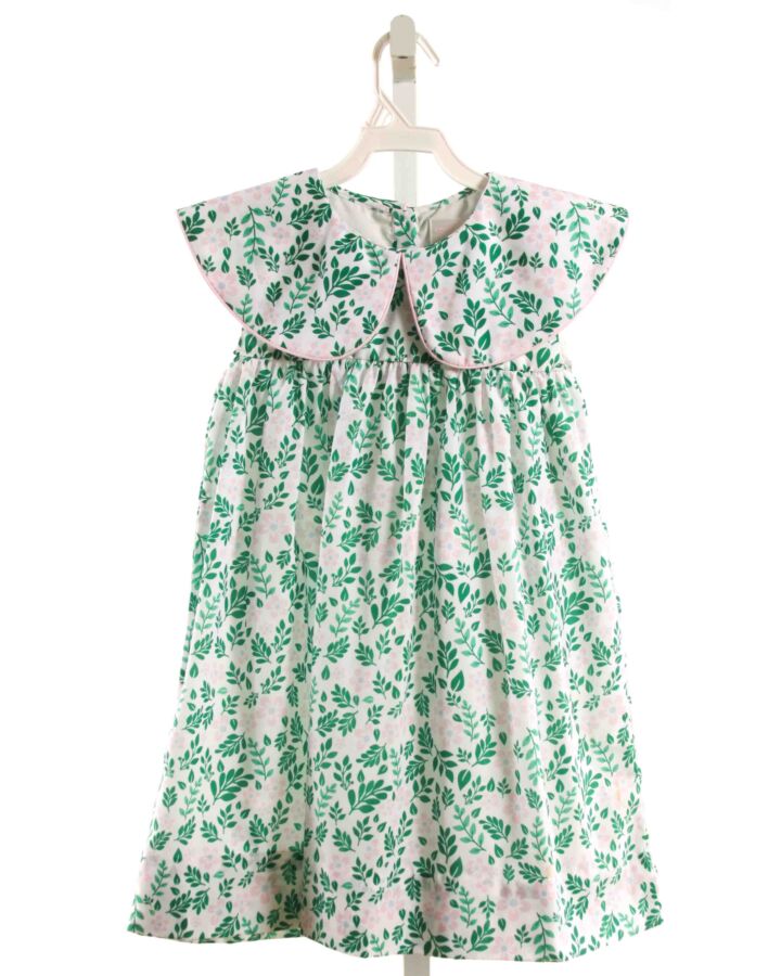 CECIL & LOU  GREEN  FLORAL  DRESS