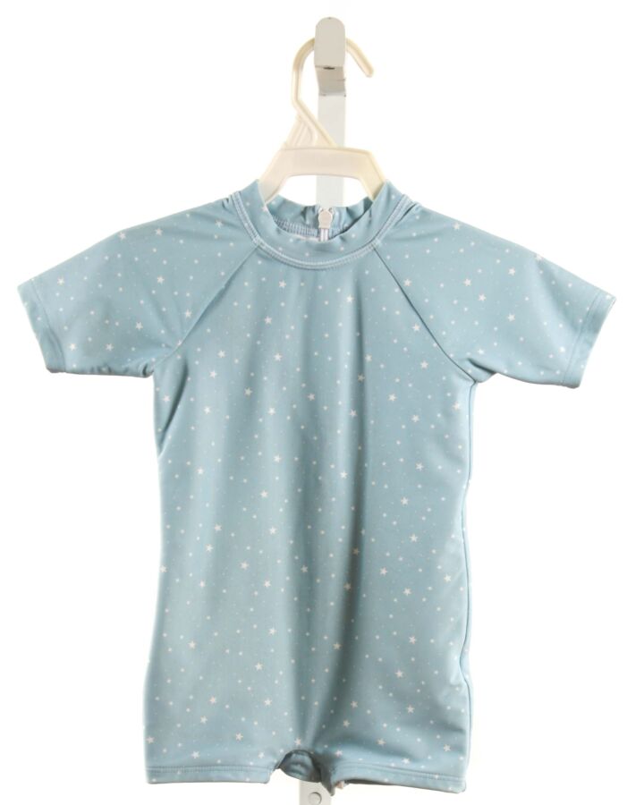 MINNOW  BLUE   PRINTED DESIGN RASH GUARD
