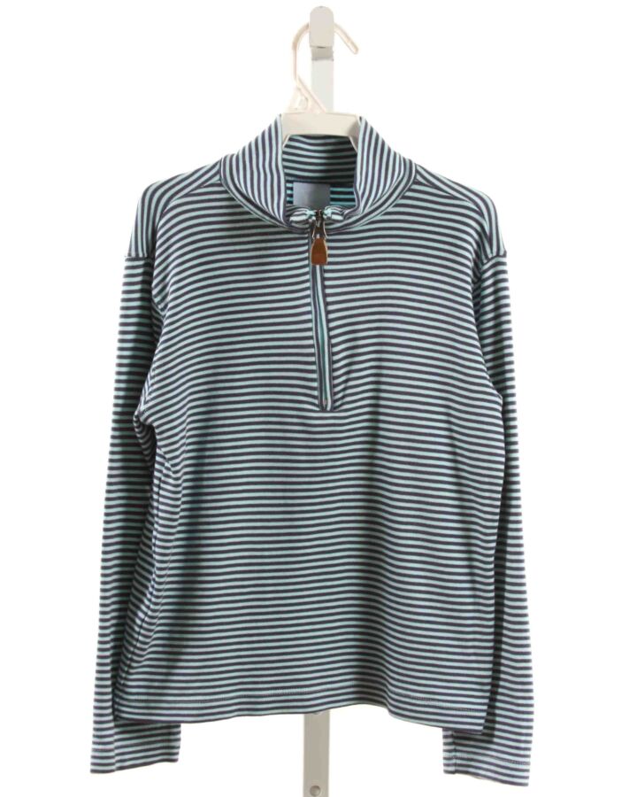 BELLA BLISS  BLUE  STRIPED  PULLOVER