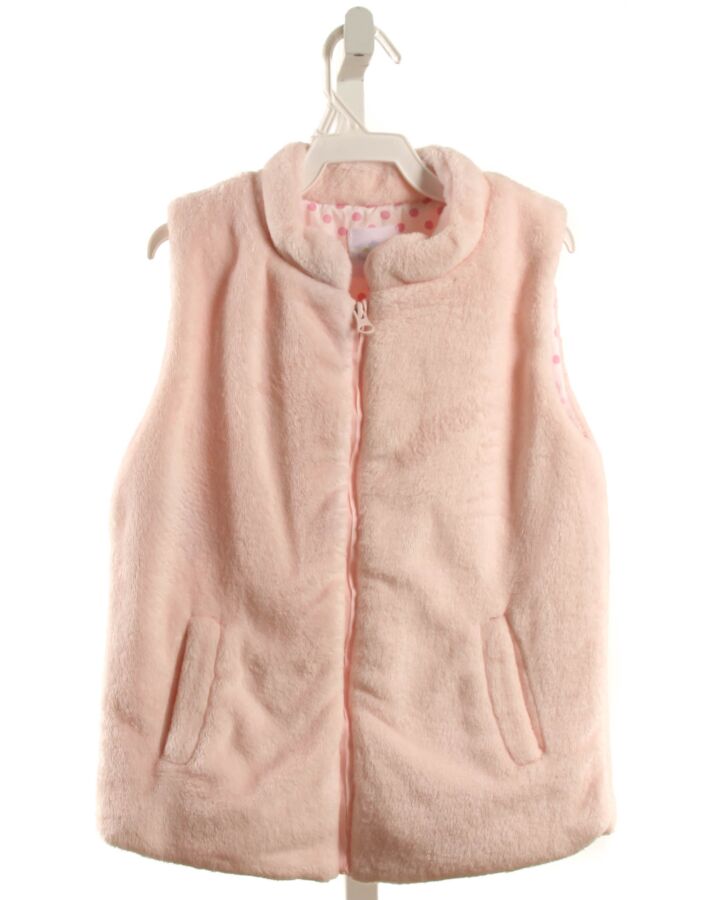 EYELET & IVY  LT PINK FLEECE   VEST