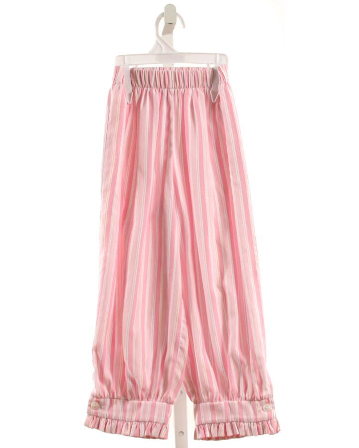 ALICE KATHLEEN  PINK  STRIPED  PANTS WITH RUFFLE