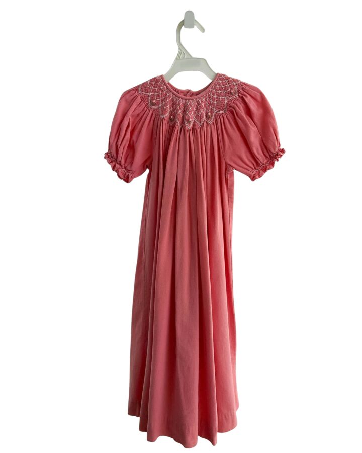 REMEMBER NGUYEN  PINK   SMOCKED DRESS