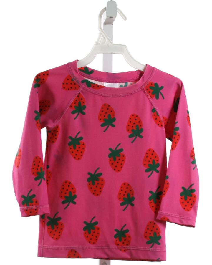 HANNA ANDERSSON  HOT PINK  PRINTED DESIGN RASH GUARD