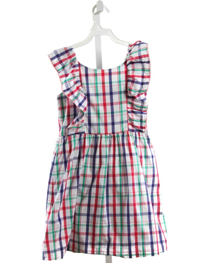 CPC  MULTI-COLOR  PLAID  DRESS WITH RUFFLE