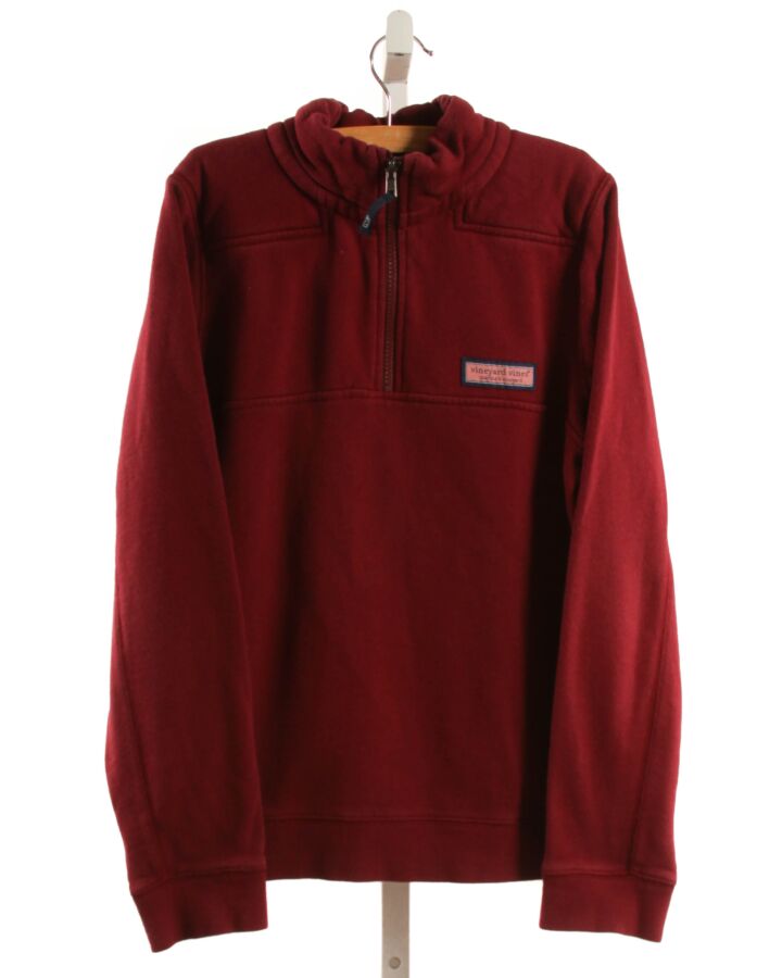 VINEYARD VINES  MAROON    PULLOVER