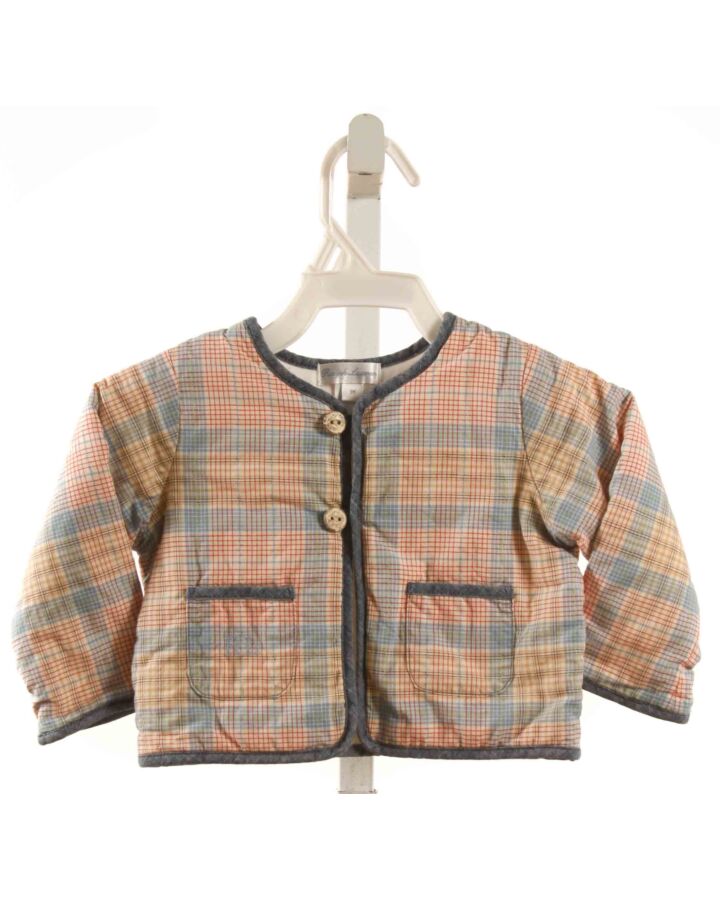 RALPH LAUREN  ORANGE  PLAID  OUTERWEAR
