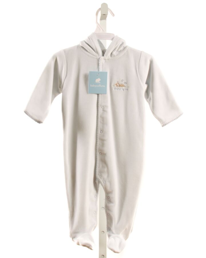 BABYCOTTONS  LT BLUE VELOUR  EMBROIDERED LAYETTE
