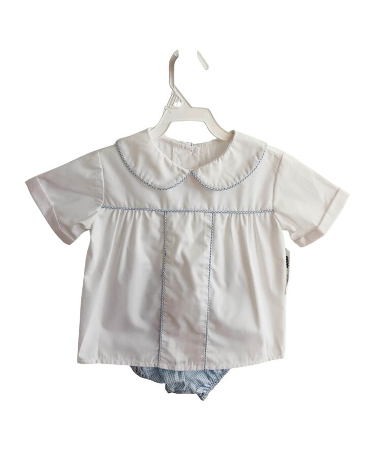 JAMES & LOTTIE  BLUE  GINGHAM  2-PIECE OUTFIT