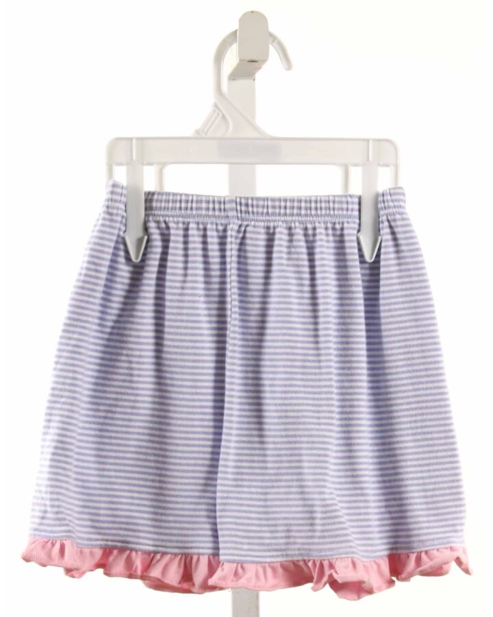 ISHTEX  LT BLUE  STRIPED  SHORTS WITH RUFFLE