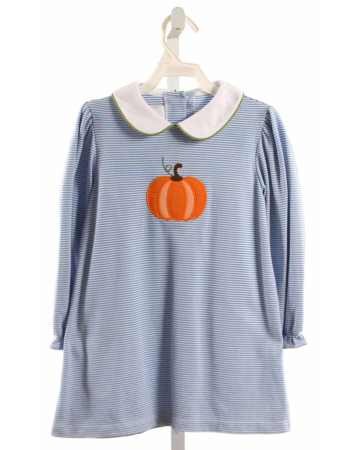 ZUCCINI  BLUE KNIT STRIPED  DRESS