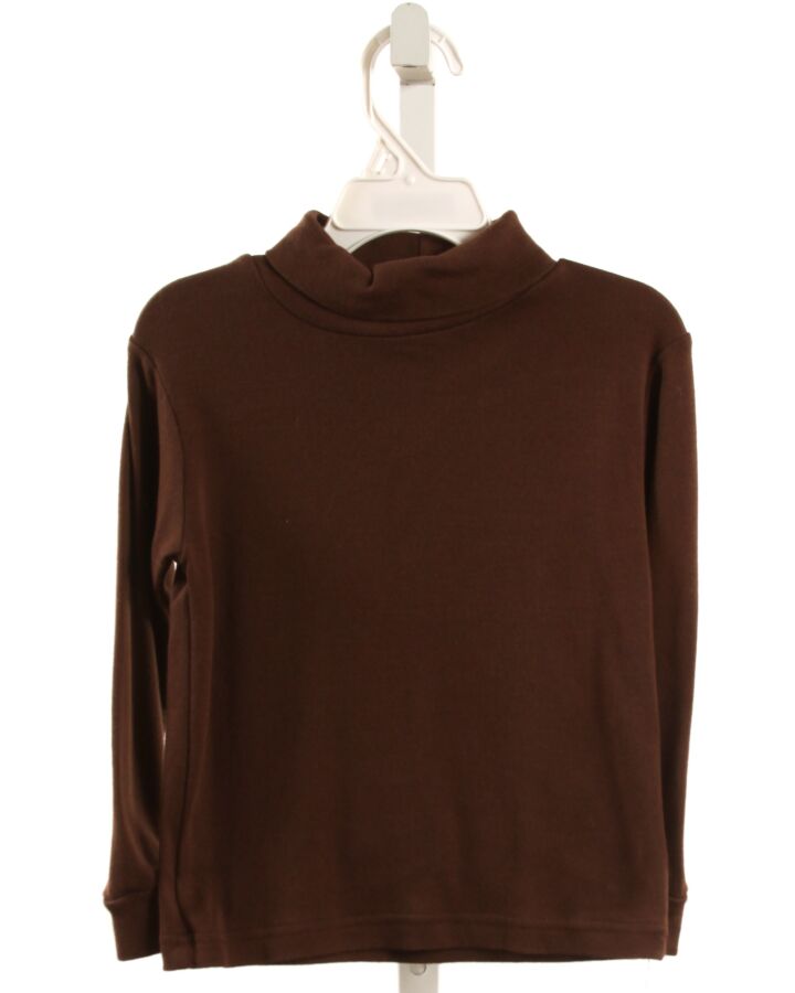 LEVERET  BROWN    KNIT LS SHIRT