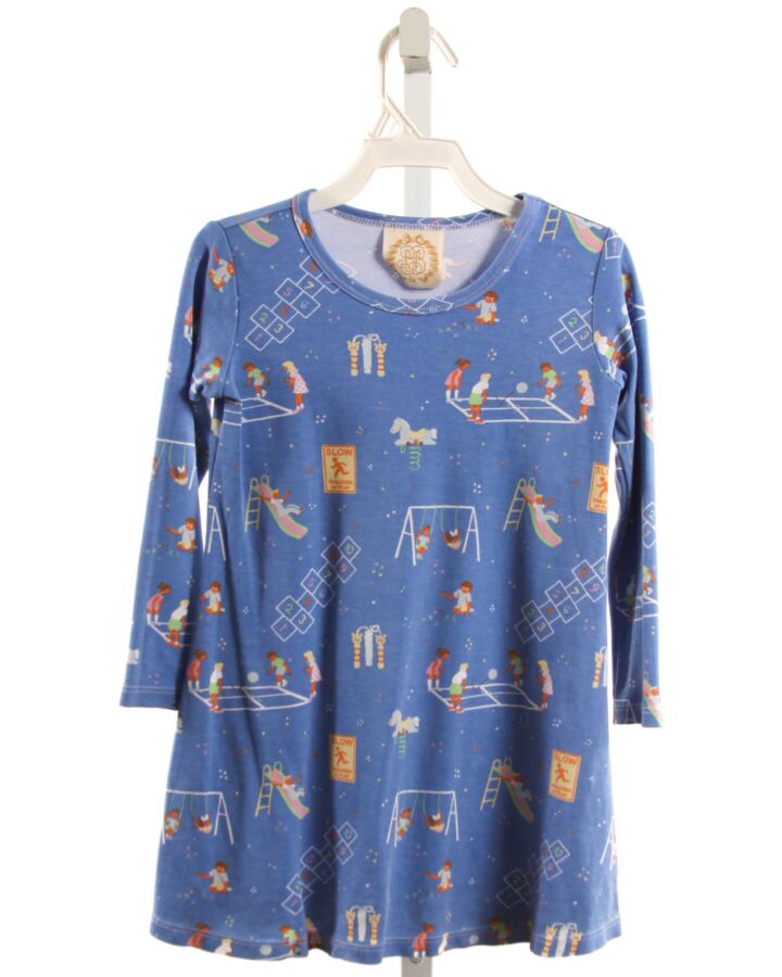 THE BEAUFORT BONNET COMPANY  BLUE  PRINT  KNIT DRESS