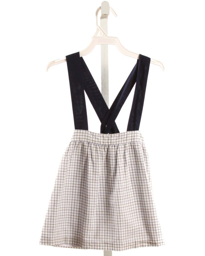 BELLA BLISS  NAVY  WINDOWPANE  SKIRT