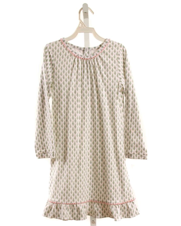 LILA + HAYES  GREEN   PRINTED DESIGN LOUNGEWEAR