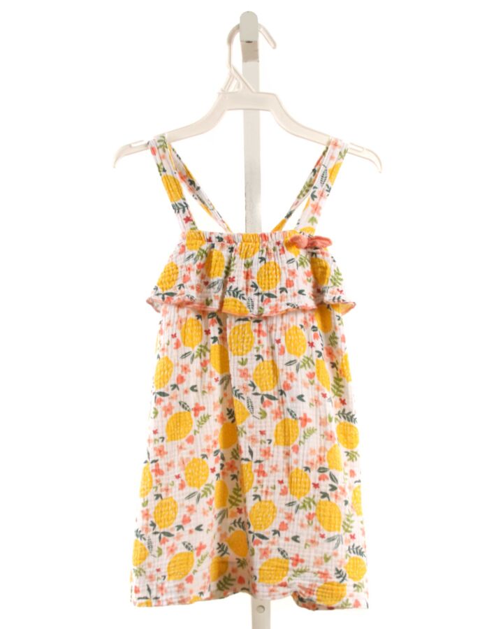 MUD PIE  YELLOW   PRINTED DESIGN DRESS