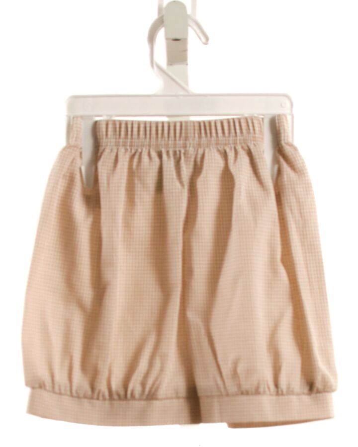 ZUCCINI  IVORY  GINGHAM  SHORTS