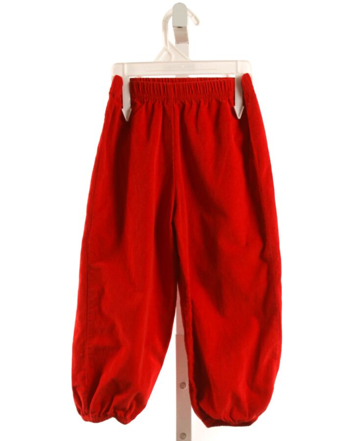 LUIGI  RED CORDUROY   PANTS