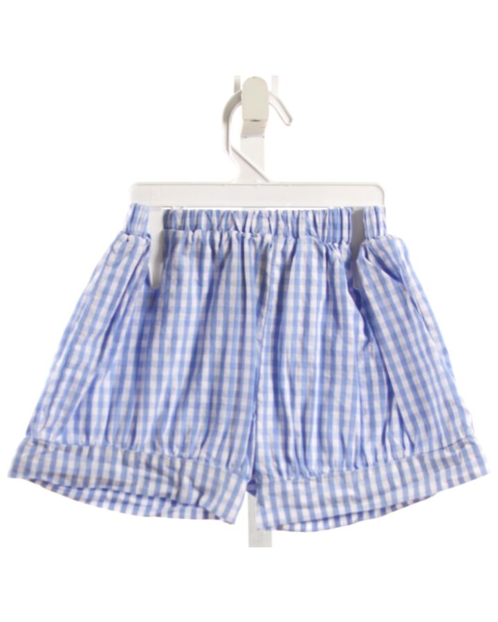 CLASSIC WHIMSY  BLUE  GINGHAM  SHORTS