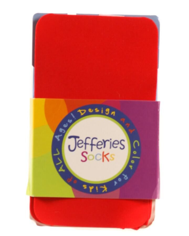 JEFFERIES SOCKS  RED    TIGHTS
