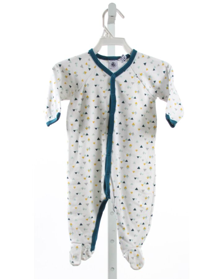 PETIT BATEAU  WHITE  PRINT  LAYETTE