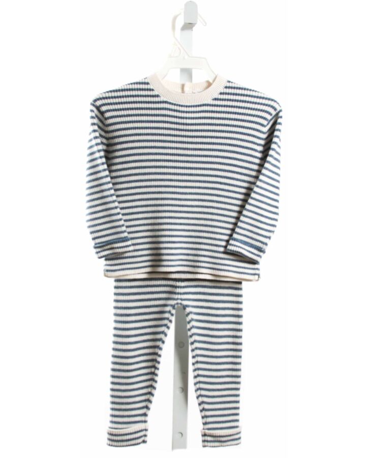 ZARA  BLUE  STRIPED  2-PIECE OUTFIT