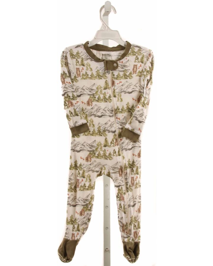 BURT'S BEES BABY  GREEN  PRINT  LOUNGEWEAR