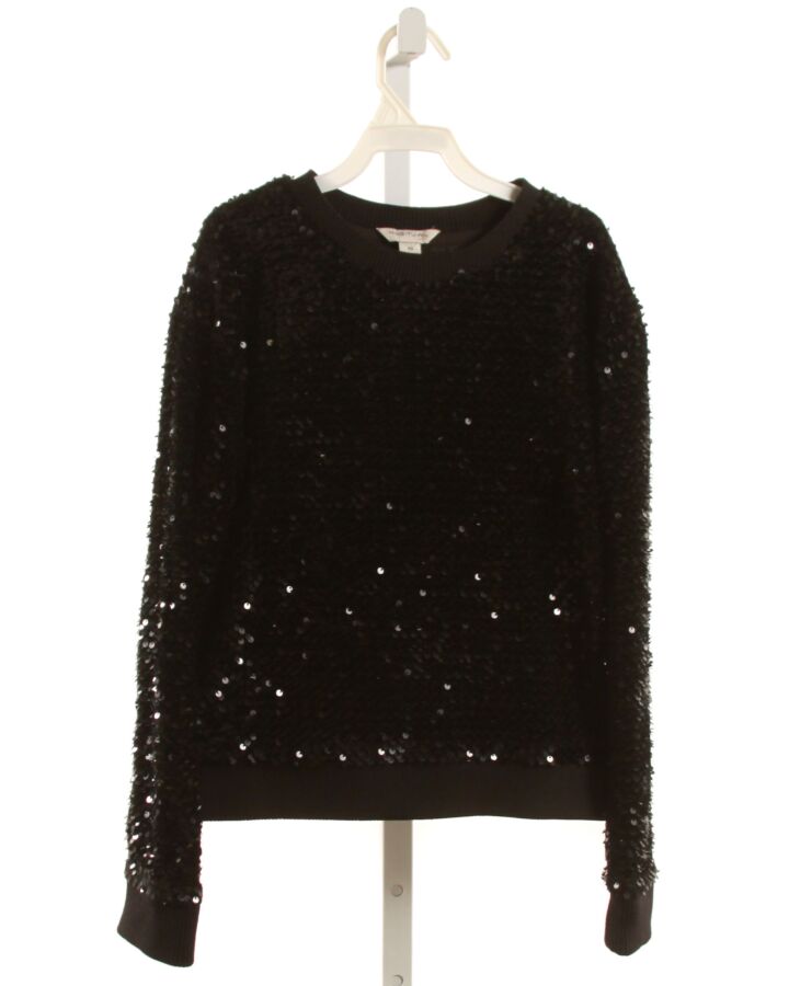 HABITUAL GIRL  BLACK   SEQUINED PULLOVER