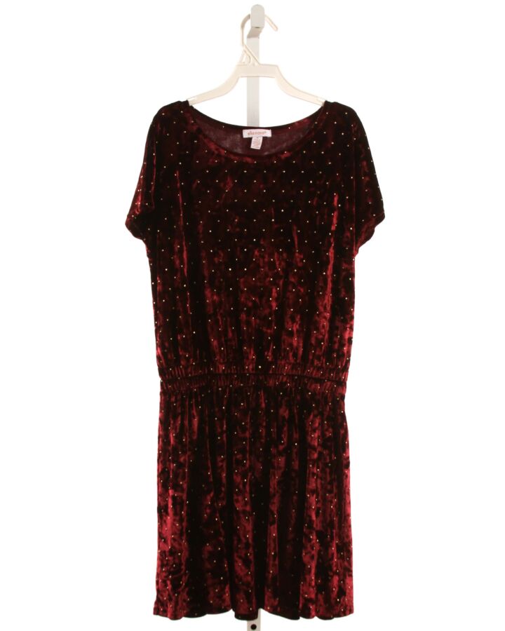 ELLA MOSS  MAROON VELVET   PARTY DRESS